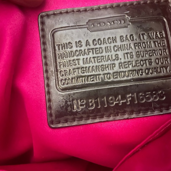 Coach poppy tote - Picture 6 of 8